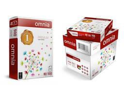 A4 թուղթ 80 գր Omnia Premium (A դասի) մաքուր սպիտակ A4 tuxt Бумага А4