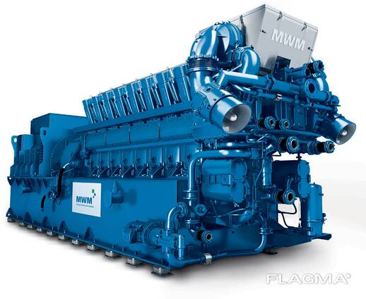 Б/У газовый двигатель MWM 2000 Квт, 2018 г. в.