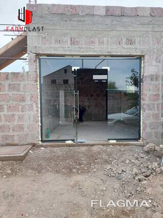 Ապակե դռներ պատվերով - Farmplast LLC