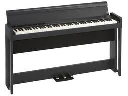 Korg C1 Air Bluetooth 88 Key Digital Piano Real Weighted Hammer Action 3 ստեղնաշարով, Bl