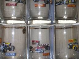 Набор бокалов с наклейками