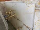 Оникс Bianco White, White Onyx, White &amp; Brown - фото 1