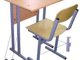 Школьный стол и стулья, письменный рабочий стол, для компьютера, лофт мебель.
