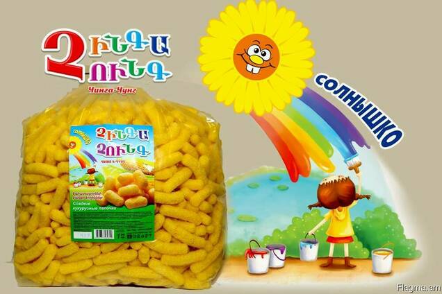 Сладкие кукурузные палочки "Панда"