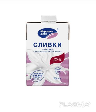 Сливки 20%