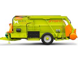 Смеситель-кормораздатчик прицепной Storti Akita