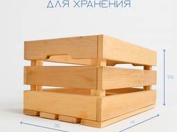 Ящик деревянный из ольхи